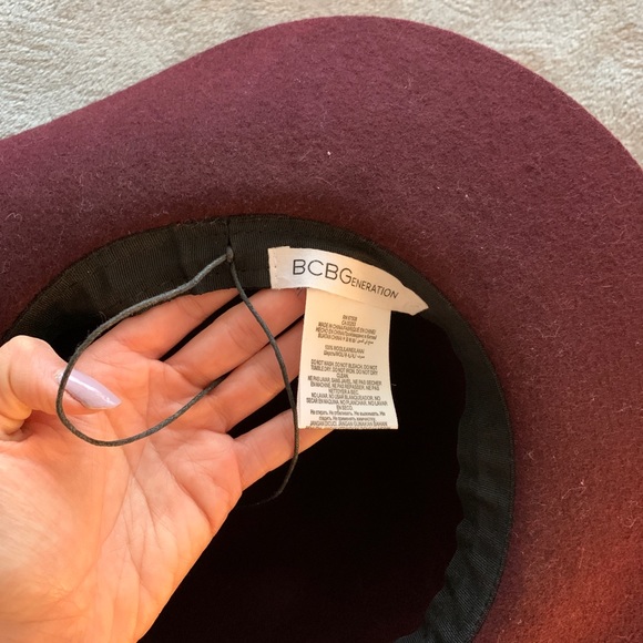 BGBG burgundy hat - Picture 3 of 5